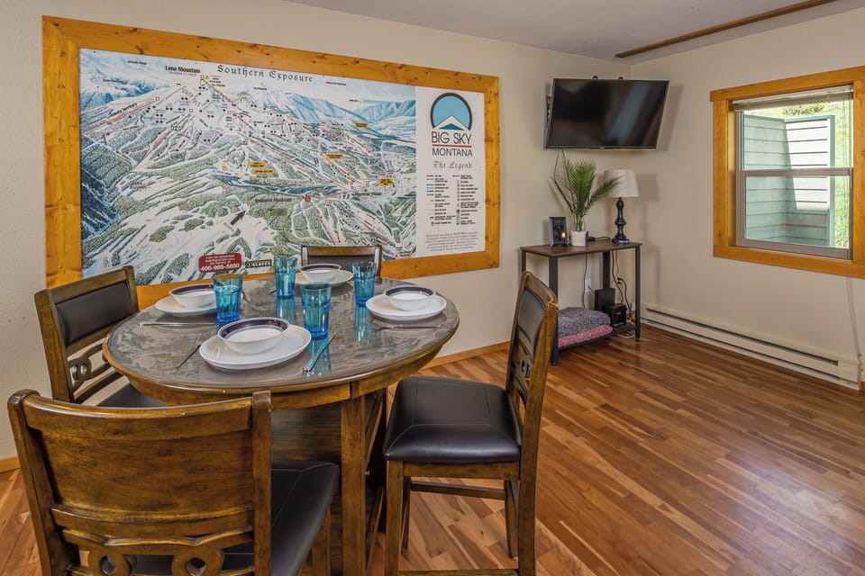 While you enjoy your meal, take a peak at this amazing map of Big Sky Resort!