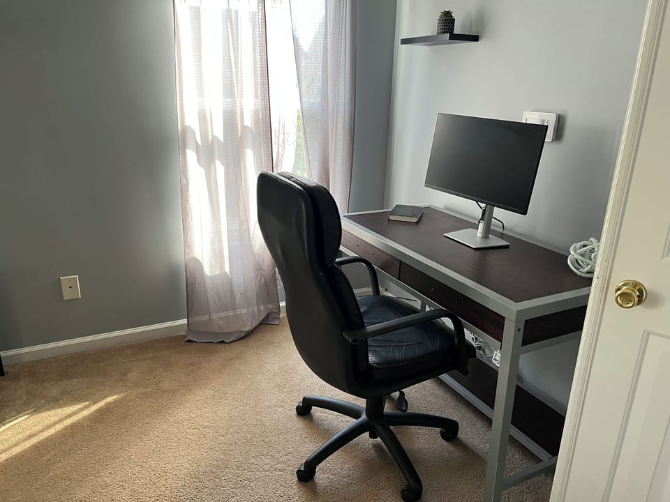 Master bedroom work space