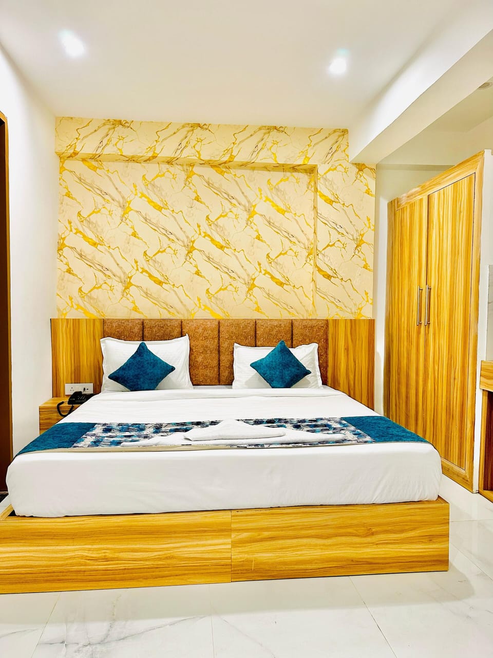 Luxury Double Room, Balcony, City View | In-room safe, desk, laptop workspace, iron/ironing board