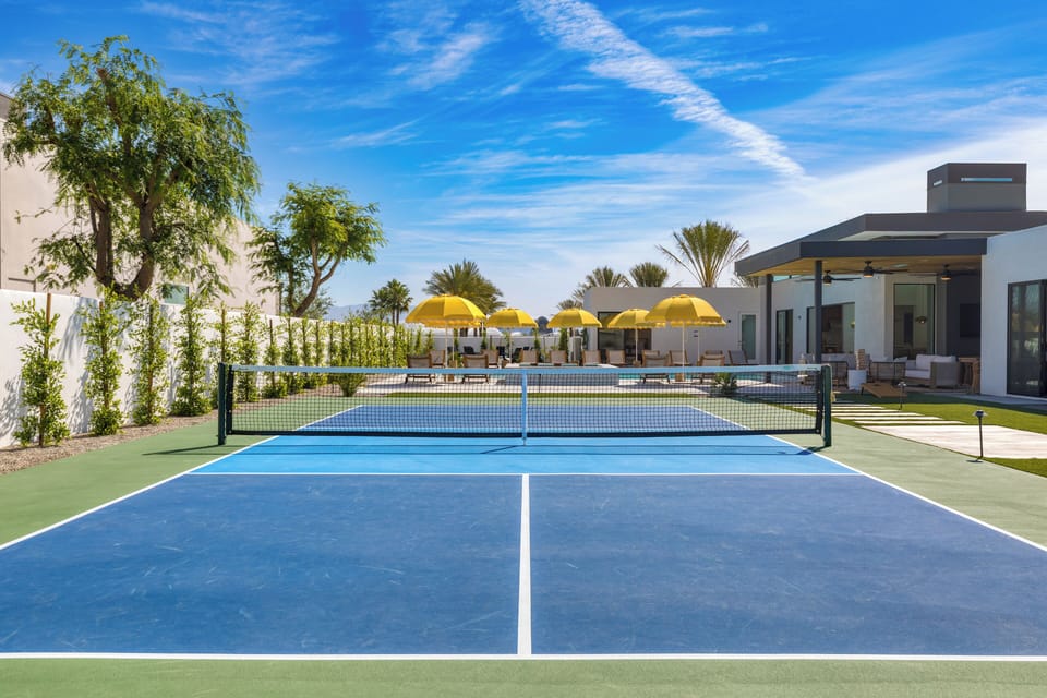 Pickleball court. (Polo Villa 18)
