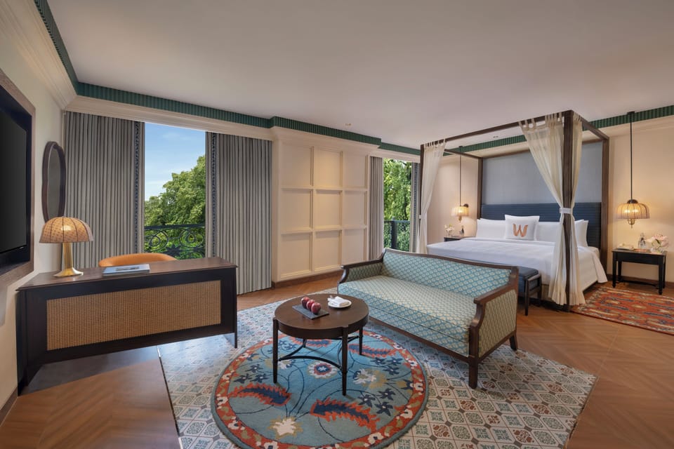 Premium bedding, down comforters, Select Comfort beds, in-room safe