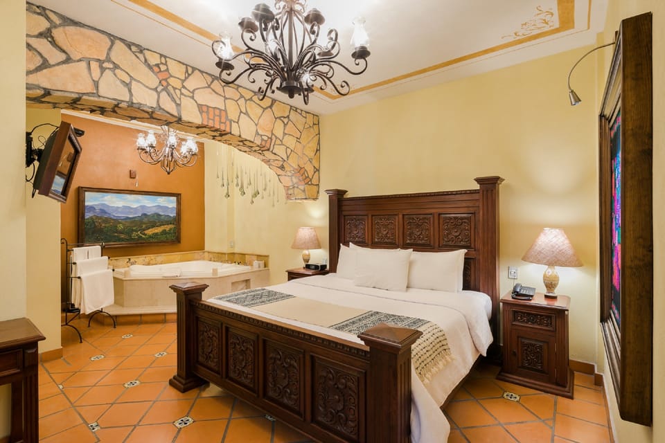 Premium bedding, down comforters, pillowtop beds, in-room safe