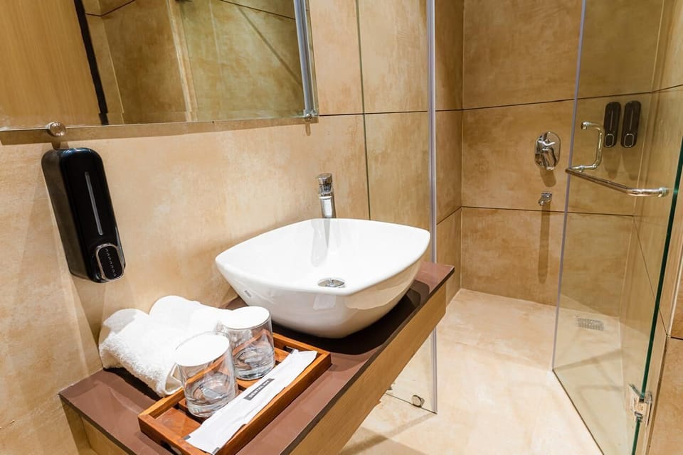 Classic Room | Bathroom | Slippers, soap, shampoo, toilet paper