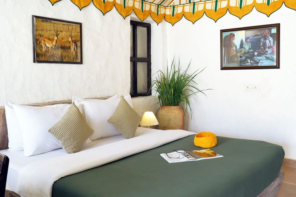 Tents With Sitout area | Blackout drapes, iron/ironing board (on request), WiFi (free)