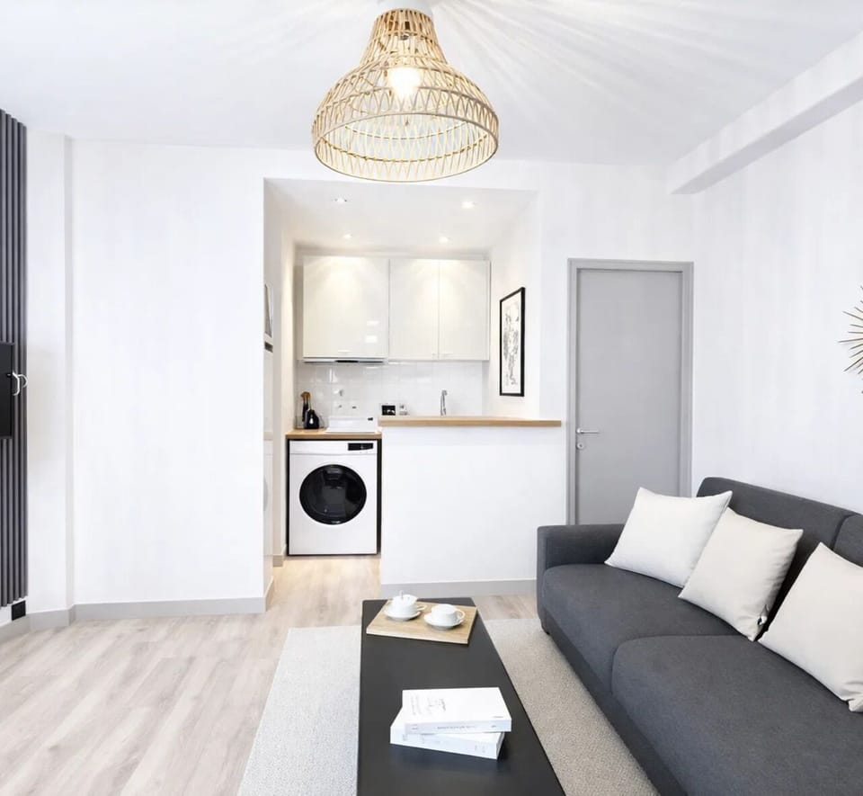 Superior Apartment, Courtyard View | Living area | 80-cm Smart TV with digital channels