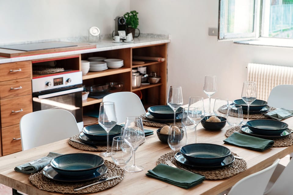 Apartment, Patio, Lake View | Dining room
