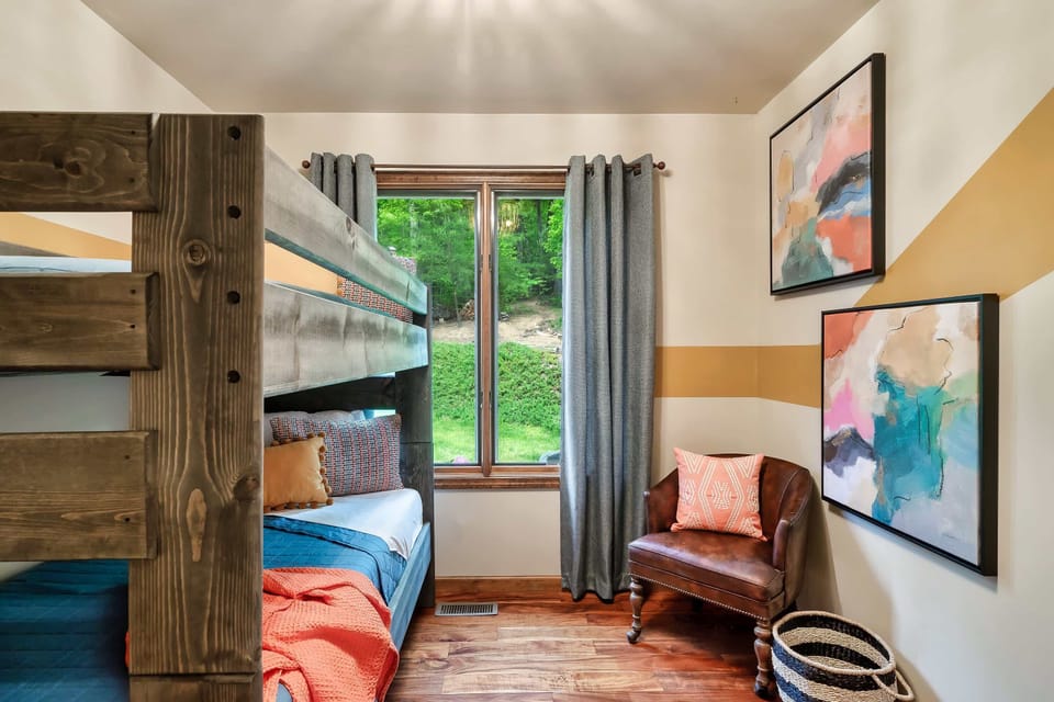 Bedroom 7 - Twin over Twin bunk. Main Level.