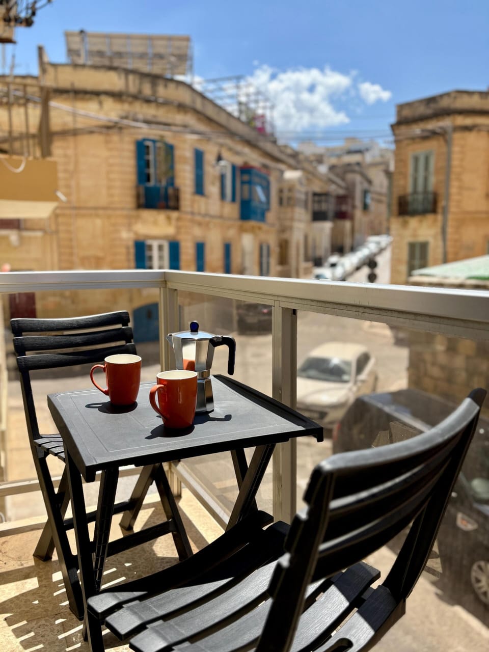 Front balcony.