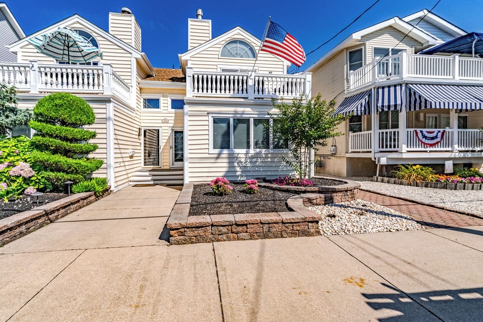 Cozy two-level retreat perfect for family living.
