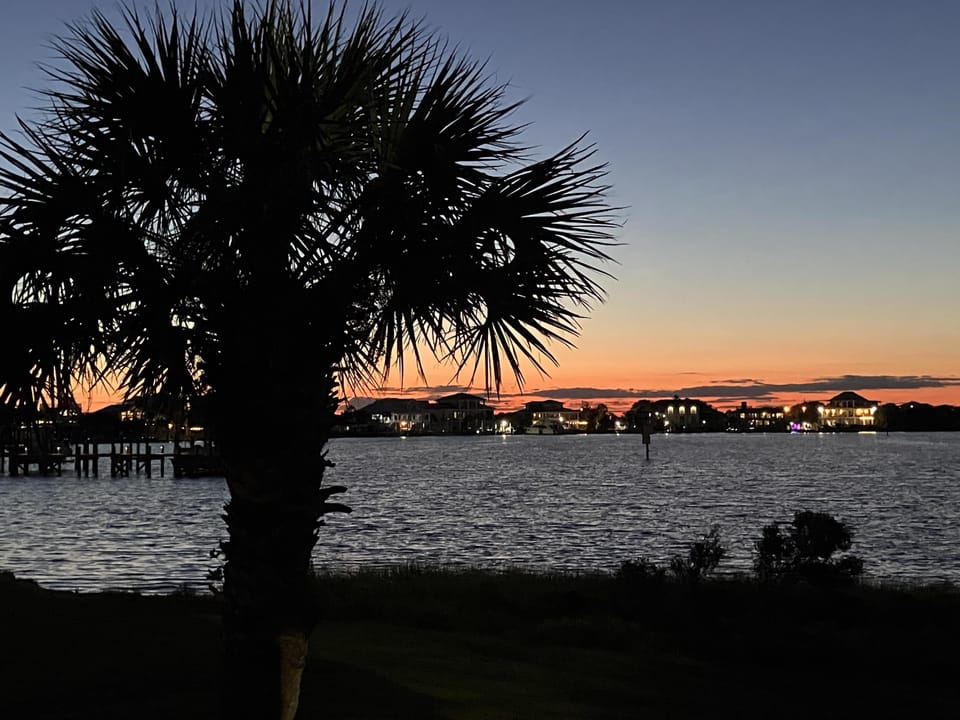Enjoy those sunsets from the condo patio.