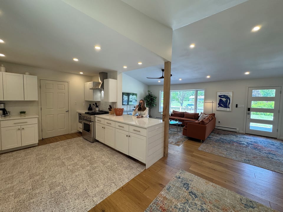 Kitchen and living room