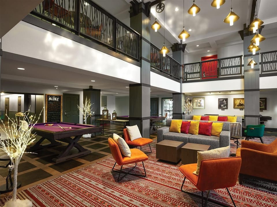 Shared space for weekly resort activities