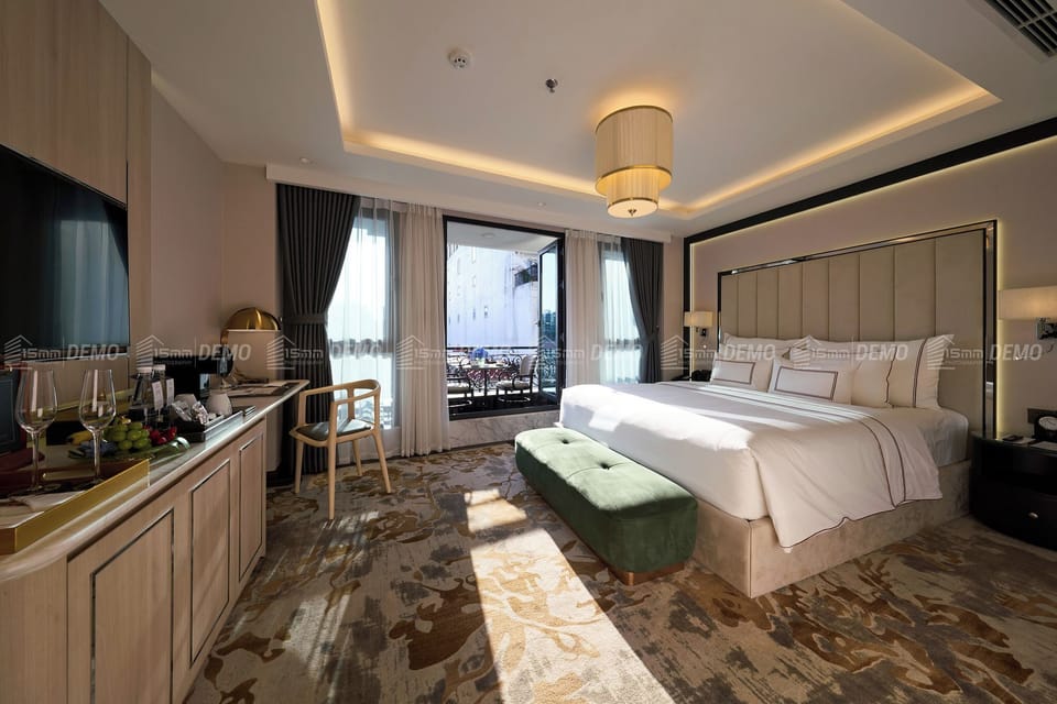 Premier Double Room | Frette Italian sheets, premium bedding, down comforters