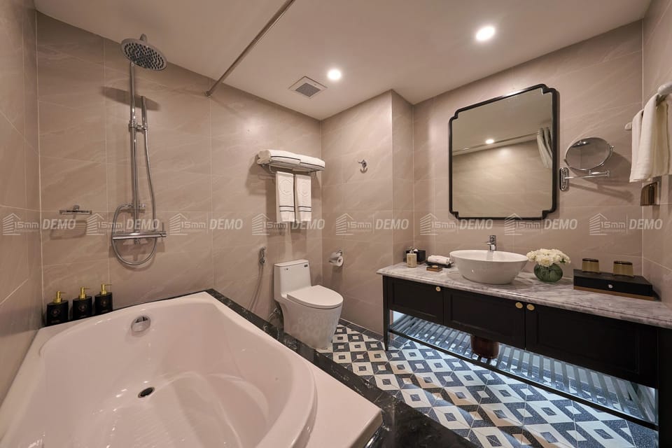 Signature Double Room | Bathroom | Designer toiletries, hair dryer, bathrobes, slippers
