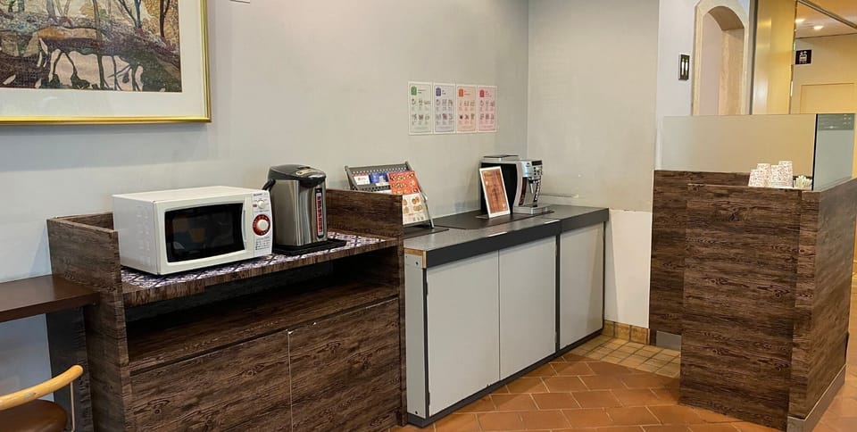Front desk area