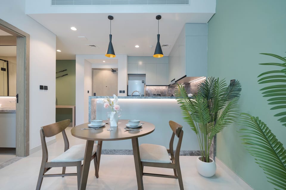 Deluxe Apartment, Balcony | In-room dining