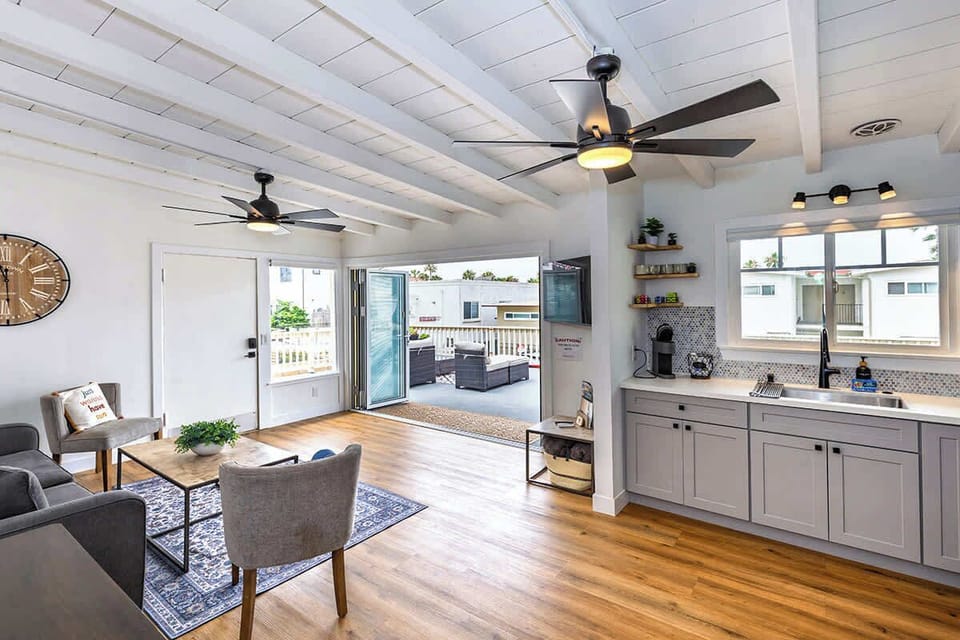 Open floorplan and space to relax