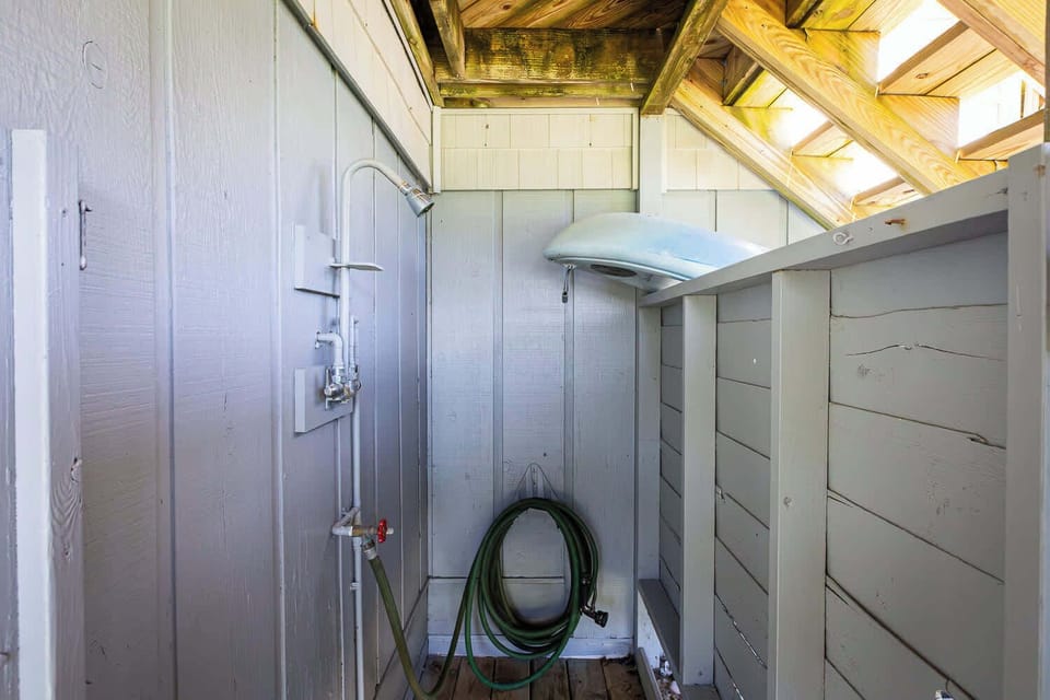 Bottom Level Outdoor Shower