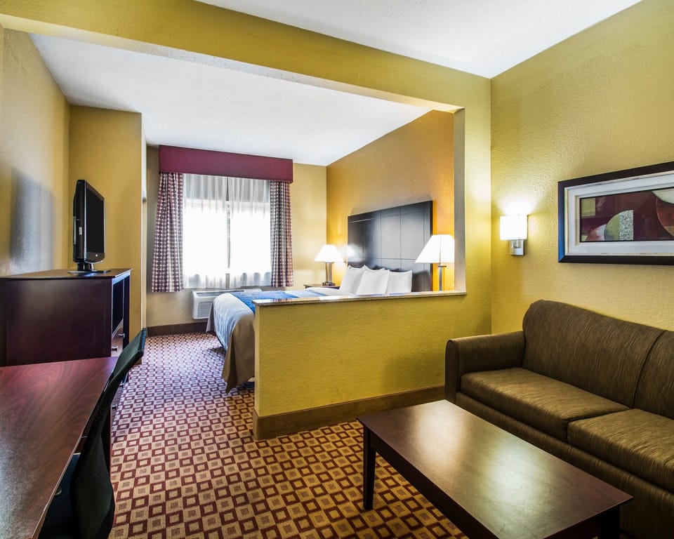 In-room safe, desk, blackout drapes, iron/ironing board