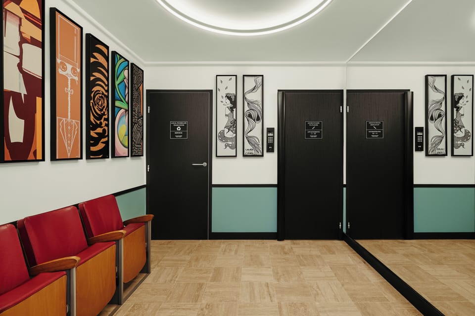 Interior entrance