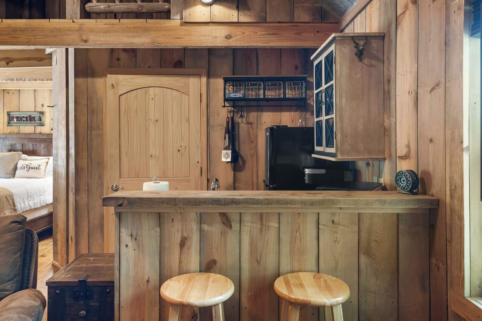 Sip morning coffee or grab a bite at the counter, seating 2​