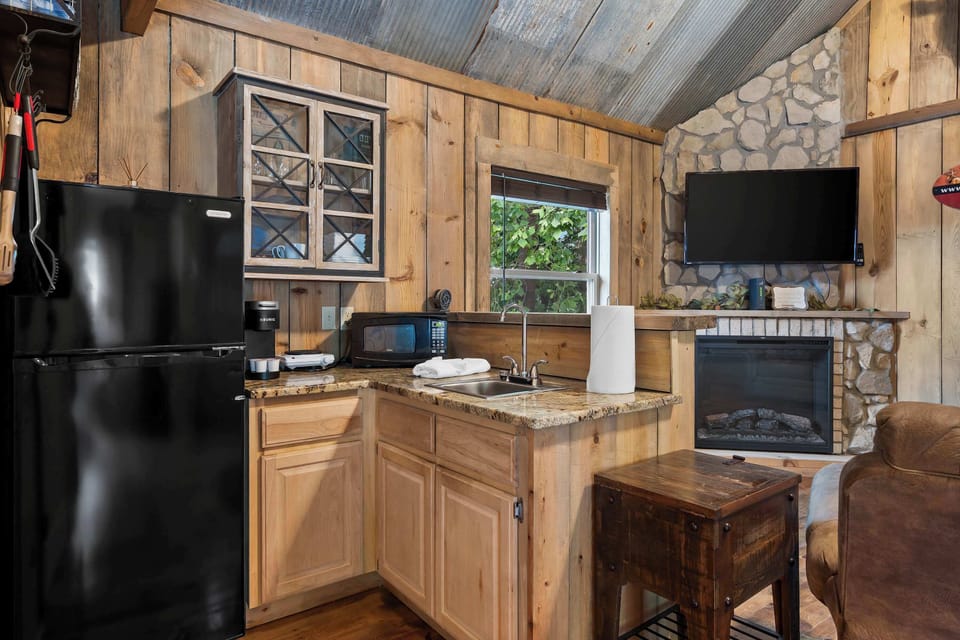 Unit A’s open kitchen is well equipped for an unforgettable getaway​