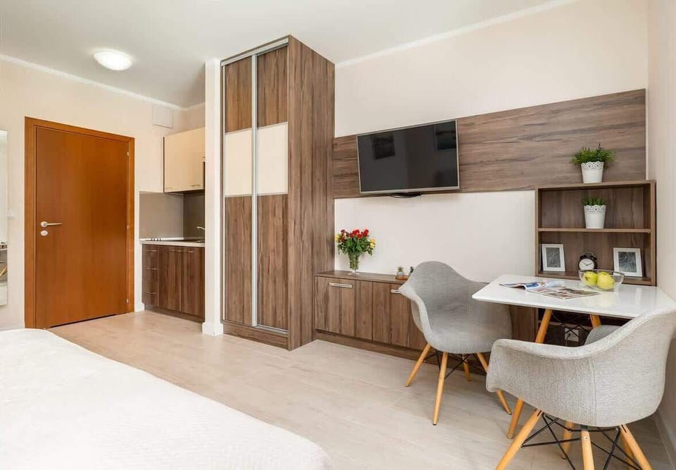 The elegant living area perfect for both relaxation and entertainment.