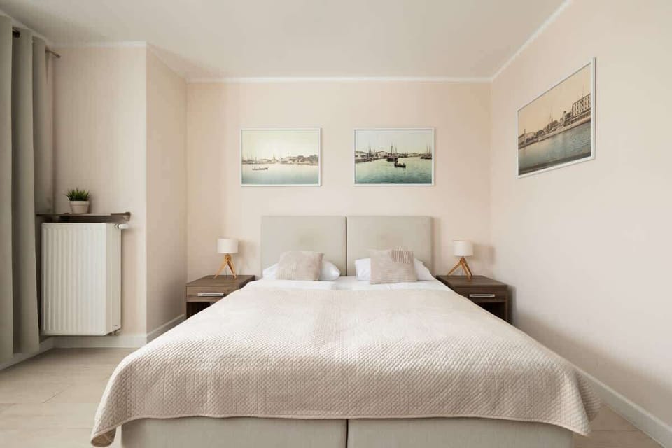 Enjoy your favorite shows on the flat-screen television in the elegant living area.