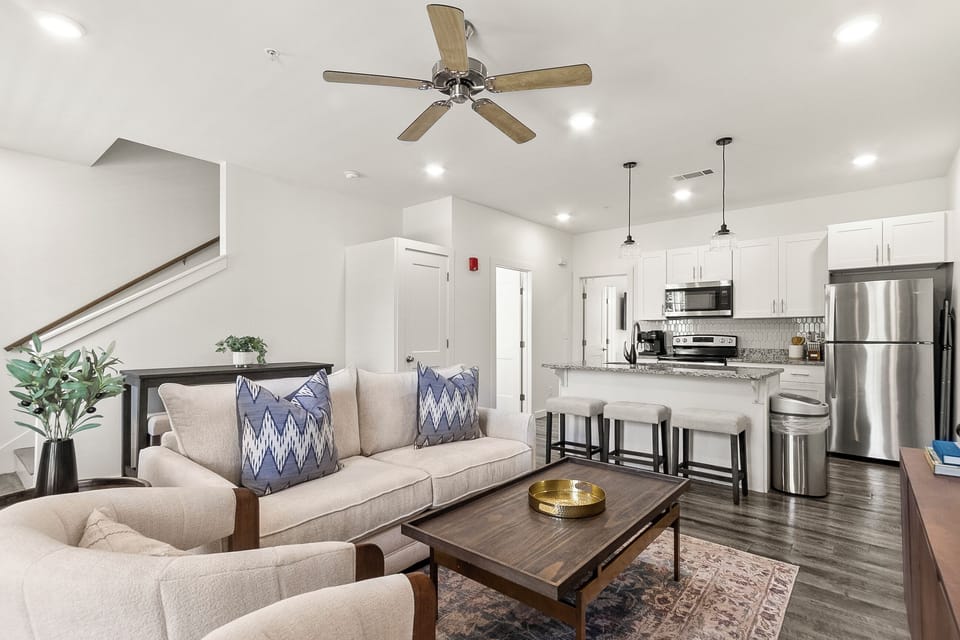 Living Room and Kitchen