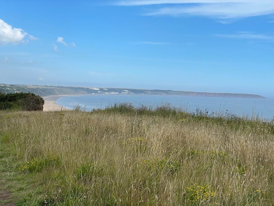 View over Filey beach