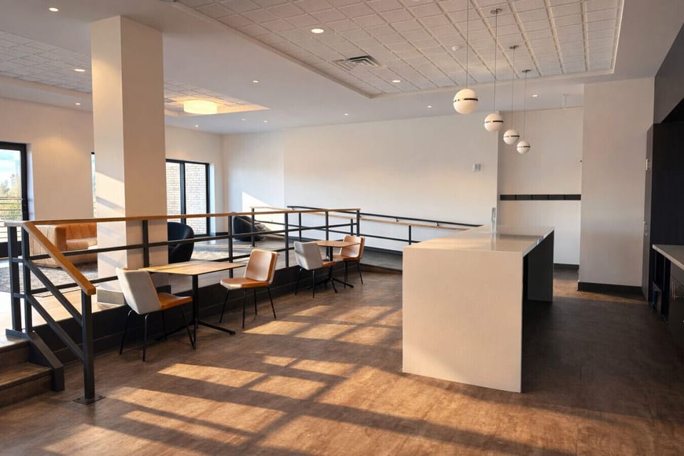 Kick back, challenge your friends to a game, or socialize in the spacious resident lounge and roof deck