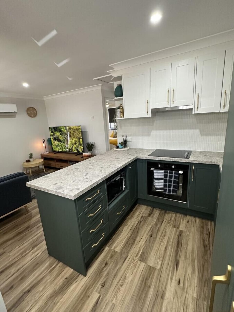 Microwave and Oven