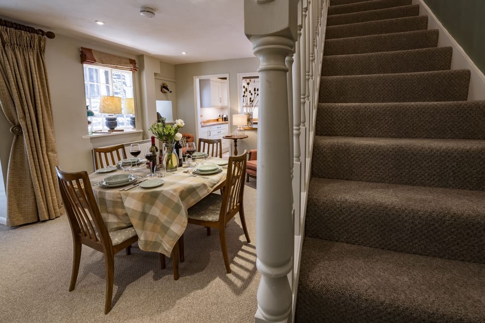 Staircase leading to the first floor