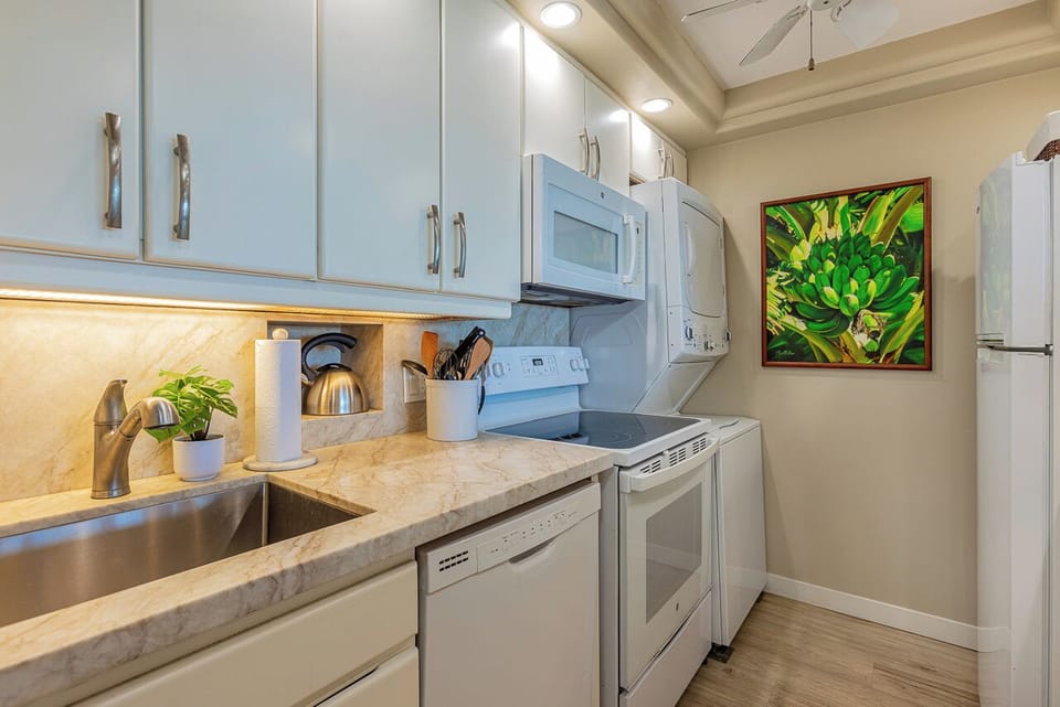 Cooking & Dining Gadgets Supplied. Washer/Dryer In Unit