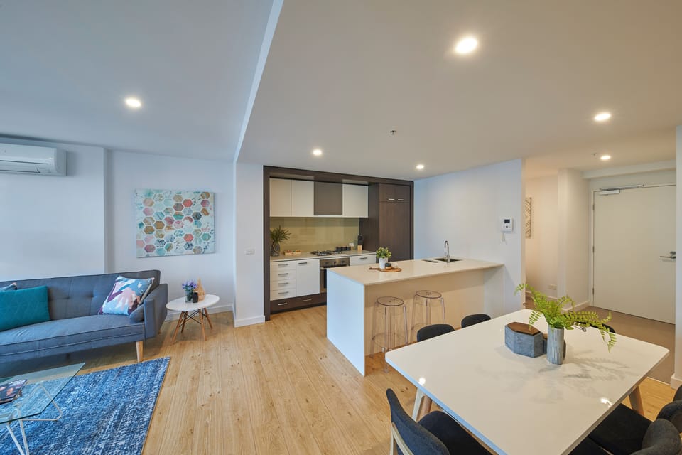 Open space floor plan