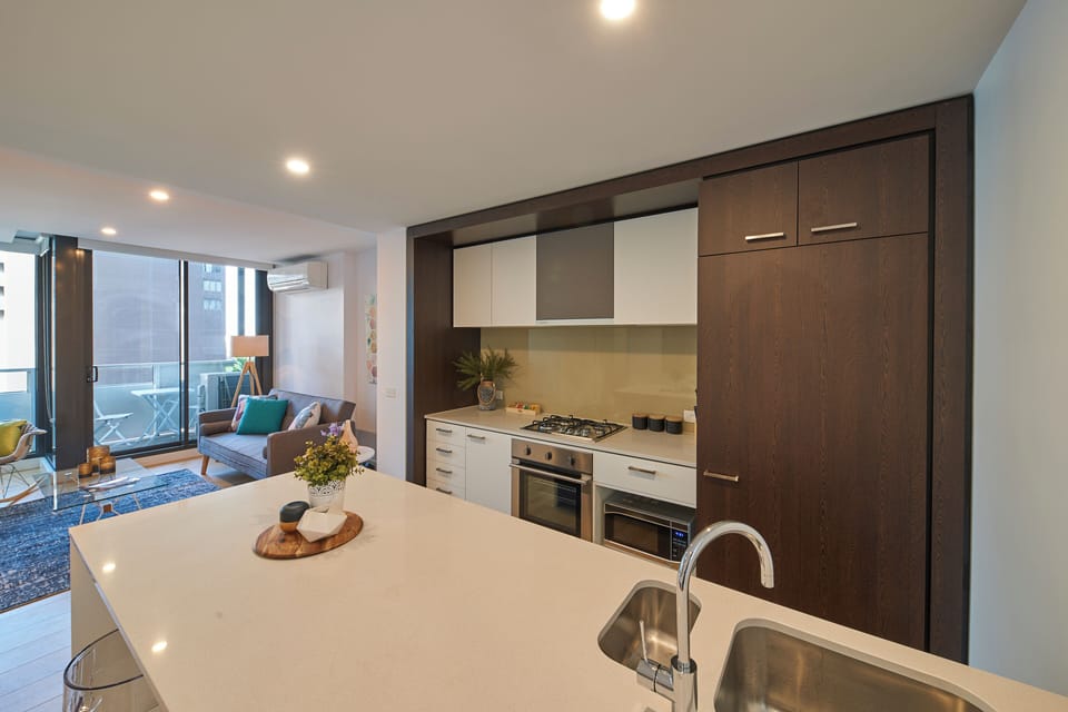 Well equipped and modern kitchen space