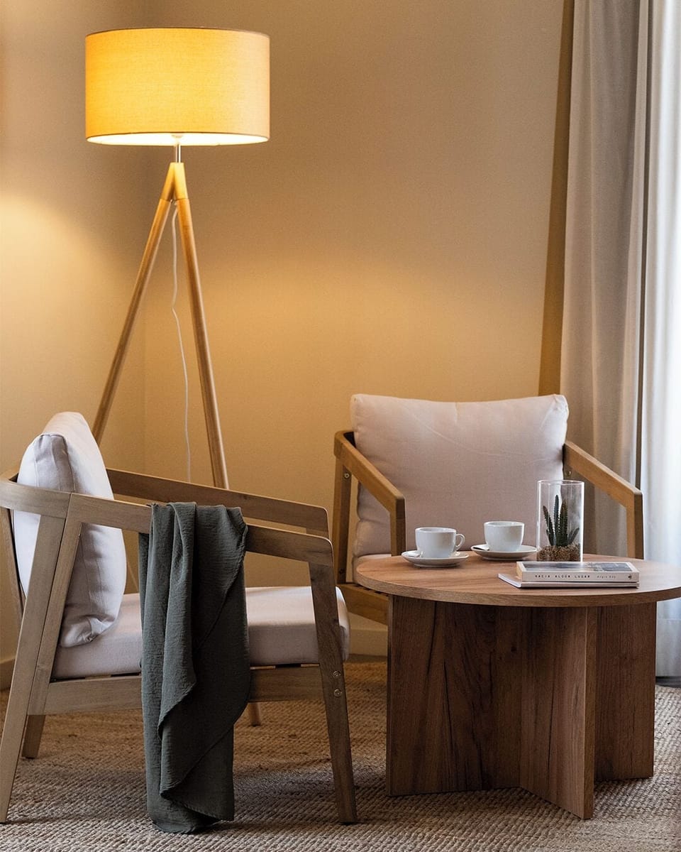 Desk, blackout drapes, iron/ironing board (on request), WiFi (free)