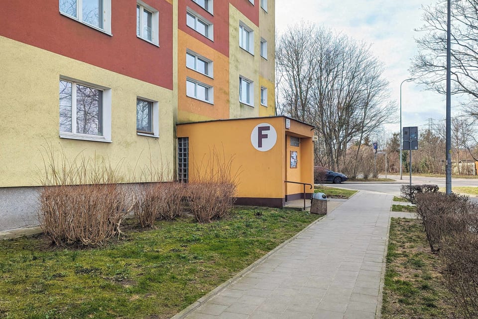 Entrance to the building. 