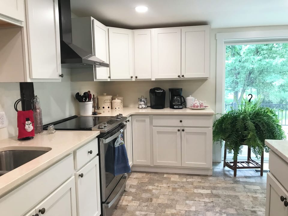 All dishes, cups, plasticware, bowls, bakeware, coffee (both Keurig & drip)!