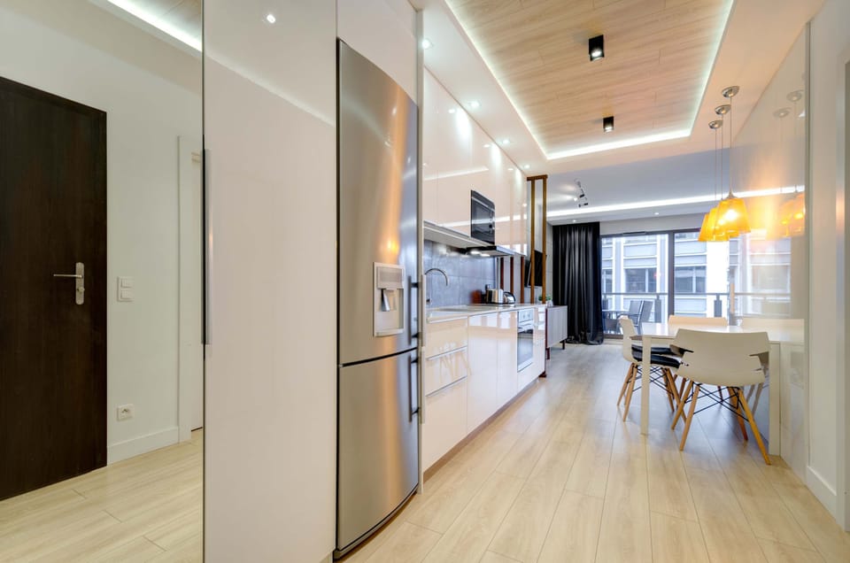 Modern space of the apartment.