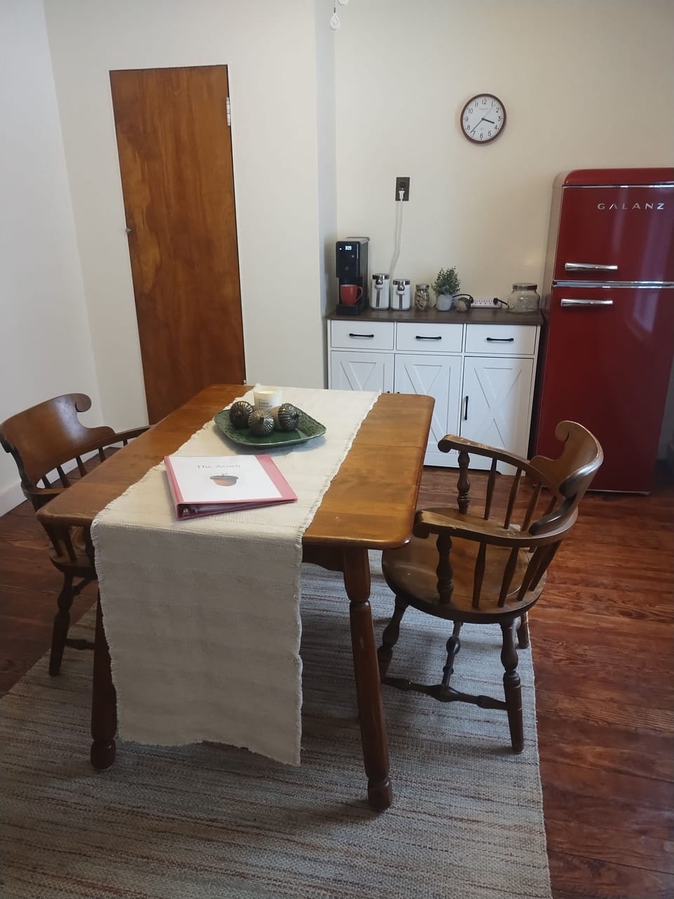 Charming country kitchen with coffee maker