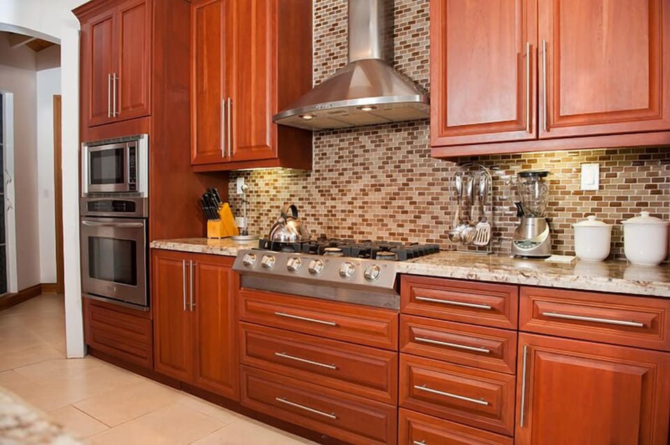 Deluxe Villa, 4 Bedrooms, Private Pool, Sea View | Private kitchen | Coffee/tea maker, fridge, microwave