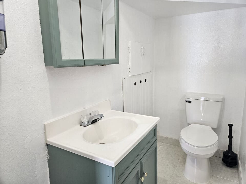 Downstairs half bath
