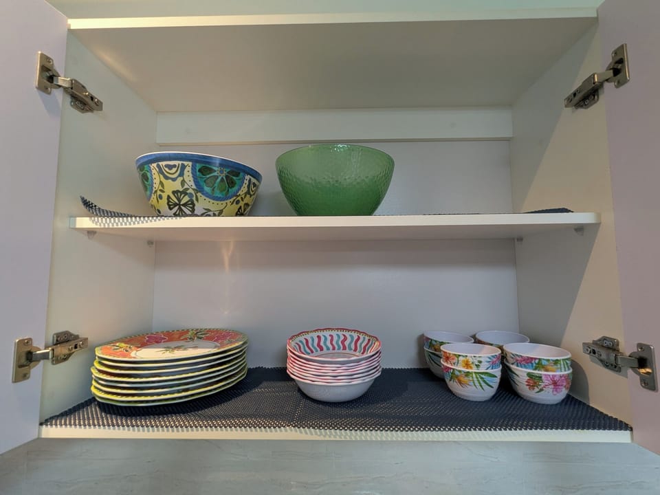 Kitchen dishes and utensils are provided, everything you'll need to feel right at home.
