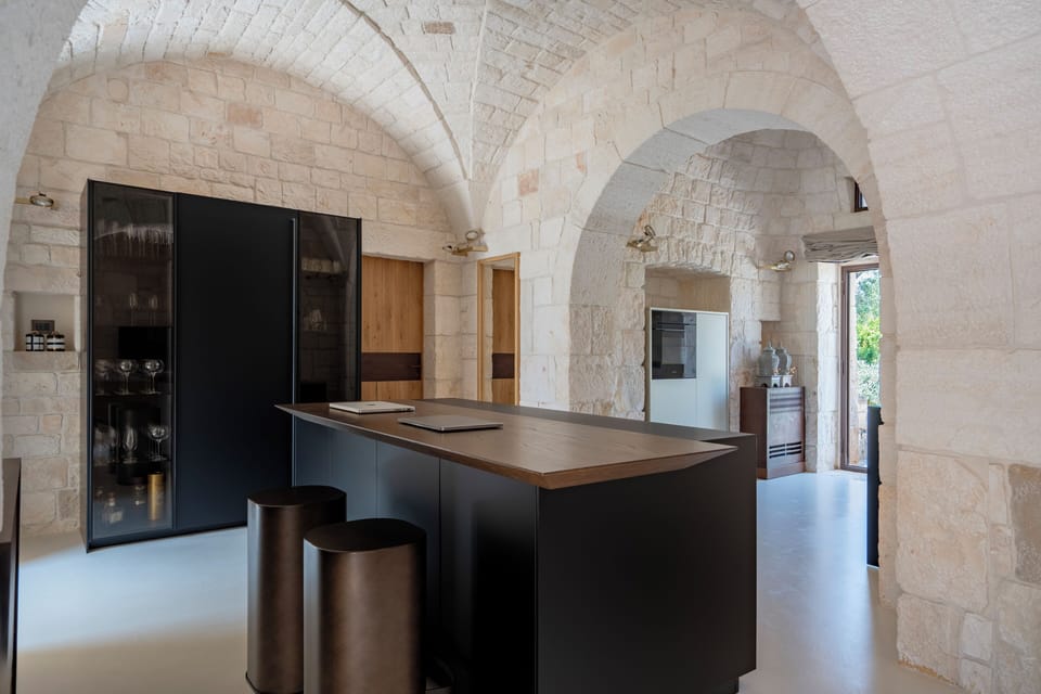 Luxury Villa, Patio, Garden View | Private kitchen