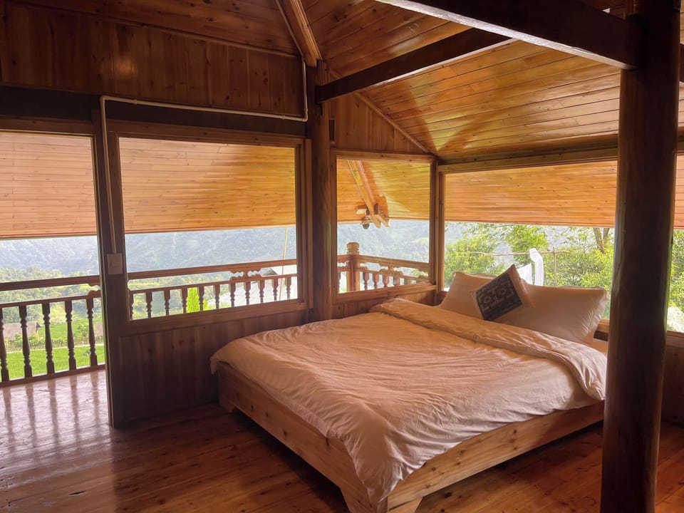 Comfort Double Room, Garden View | Memory foam beds, desk, laptop workspace, blackout drapes