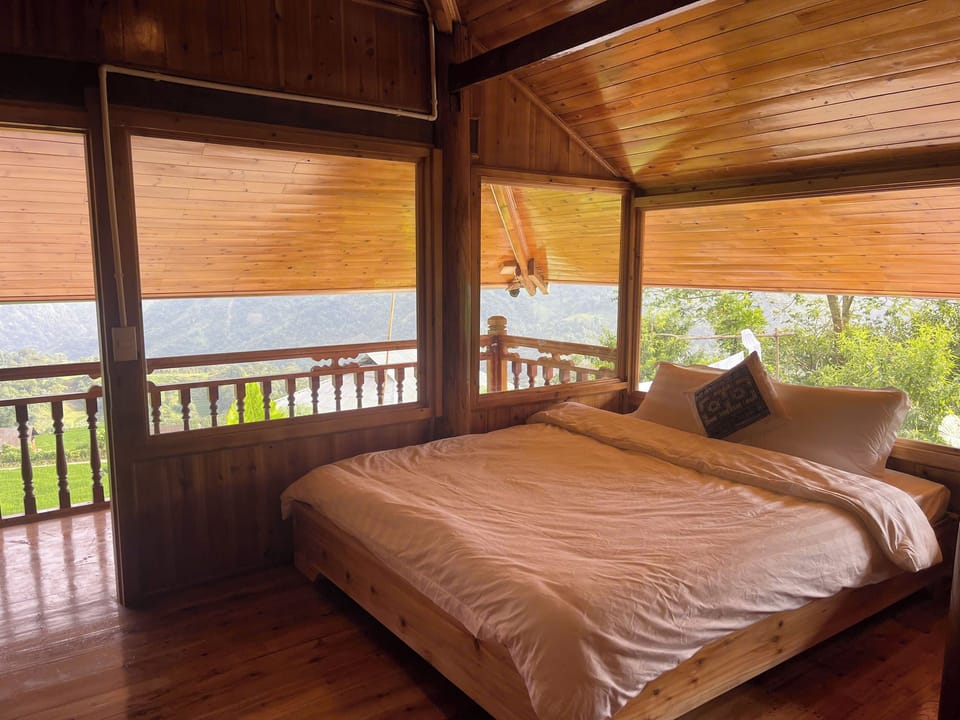 Comfort Double Room, Garden View | Memory foam beds, desk, laptop workspace, blackout drapes