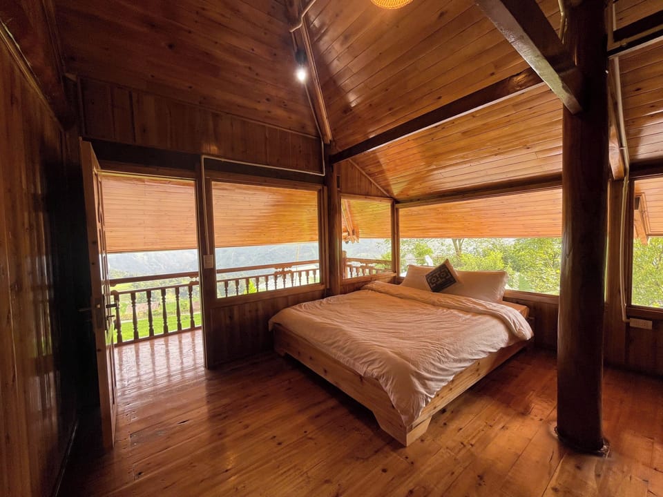 Comfort Double Room, Garden View | Memory foam beds, desk, laptop workspace, blackout drapes