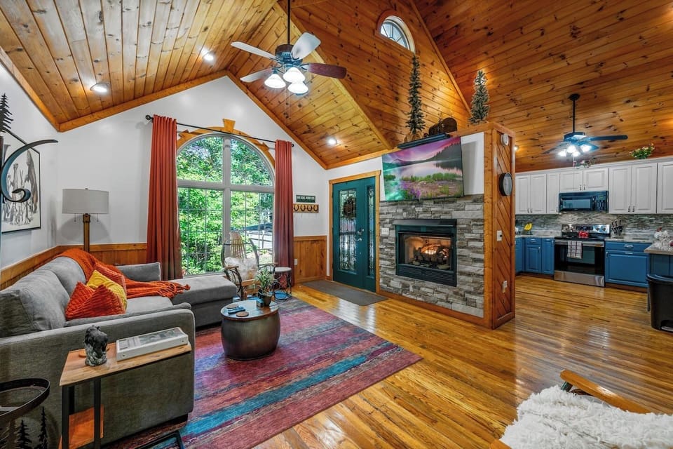 Sit back and relax in the beautifully decorated interior of Dusty Boots