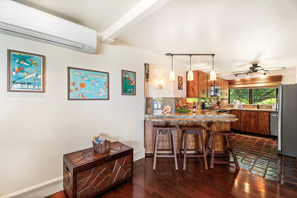 Townhome, Multiple Beds, Lanai, Ocean View (Kona Onenalo 1) | Private kitchen | Coffee/tea maker, full-size fridge, microwave, oven